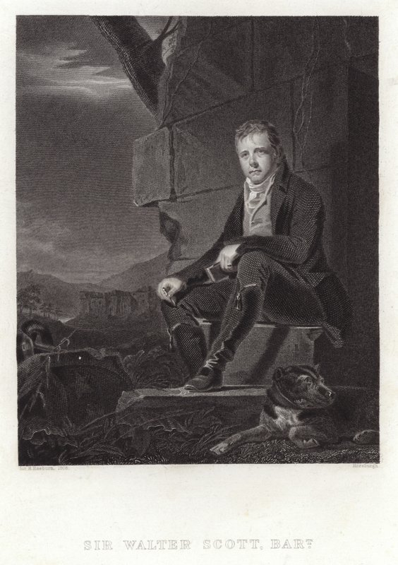 Sir Walter Scott'ın portresi by Henry Raeburn