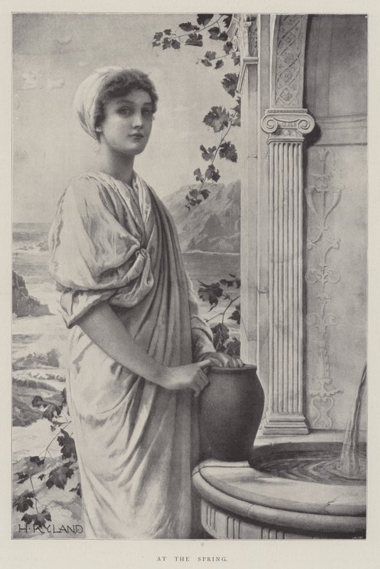 İlkbaharda by Henry Ryland