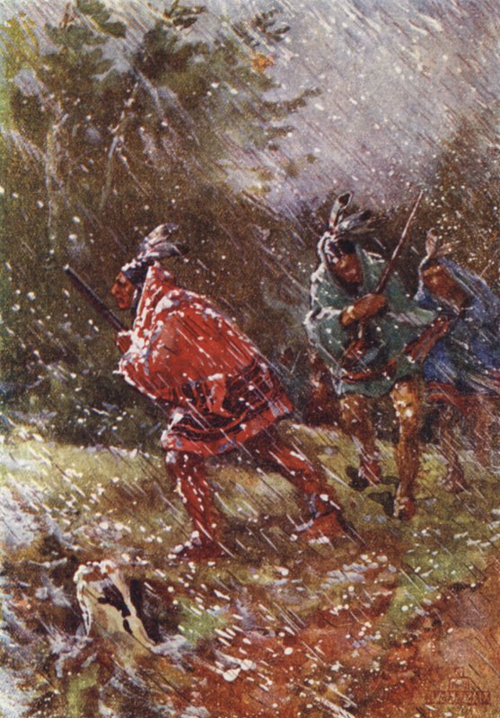 Kışın Savaş Yolunda (renkli taş) by Henry Sandham