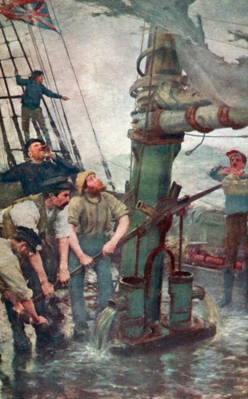 Tüm Eller Pompalara (renkli taş) by Henry Scott Tuke