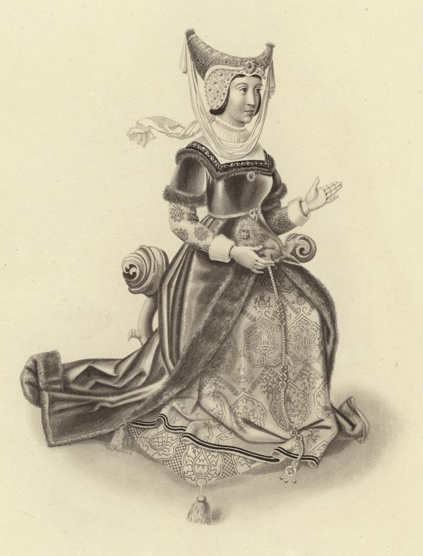 Lancaster Düşesi Constancia, John Of Gaunt'un Karısı by Henry Shaw