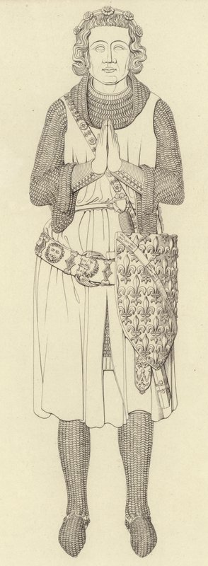 Charles Compte D? Etampes'in Heykeli, c 1336 by Henry Shaw