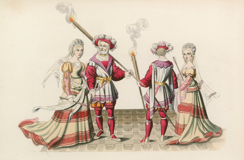 Goblenlerden Figürler, 16. Yüzyıl Başları by Henry Shaw