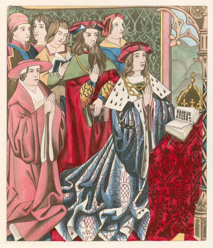Henry VI ve Mahkemesi by Henry Shaw