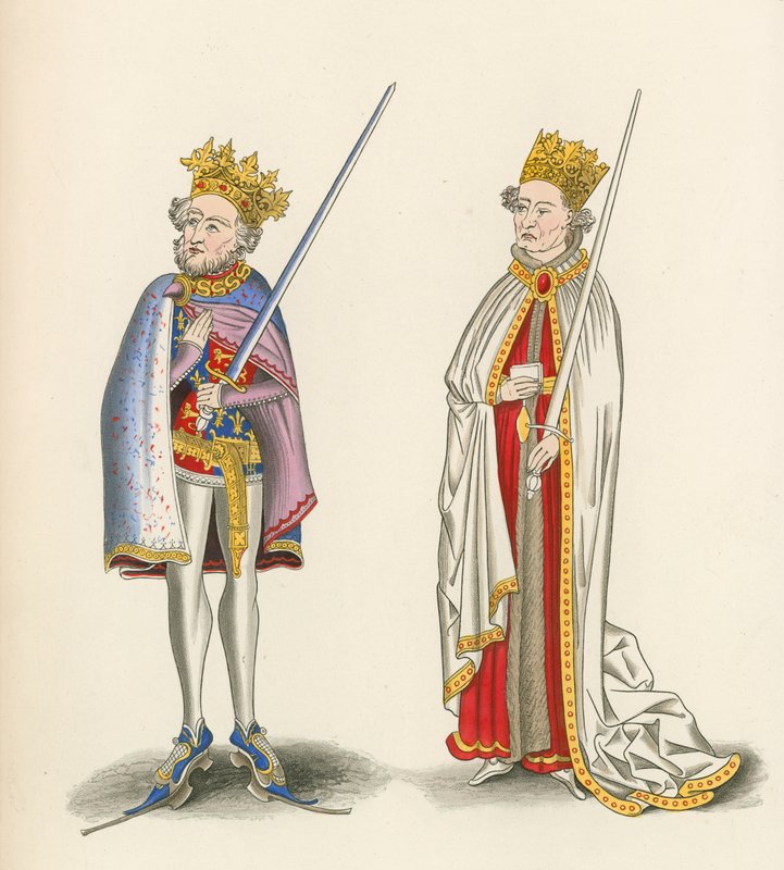 Kral John ve Kral I. Henry, c 1440 by Henry Shaw
