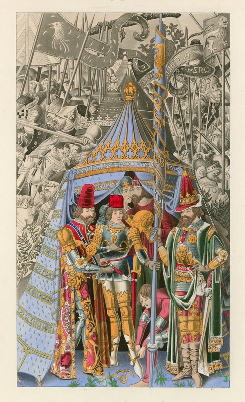 Pyrrhus Şövalyelik Onurunu Alırken, 15. yüzyılın başlarında by Henry Shaw