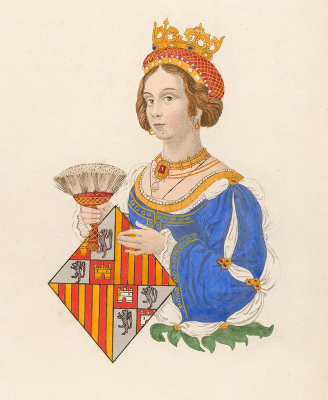 Kastilya Kraliçesi Johanna by Henry Shaw