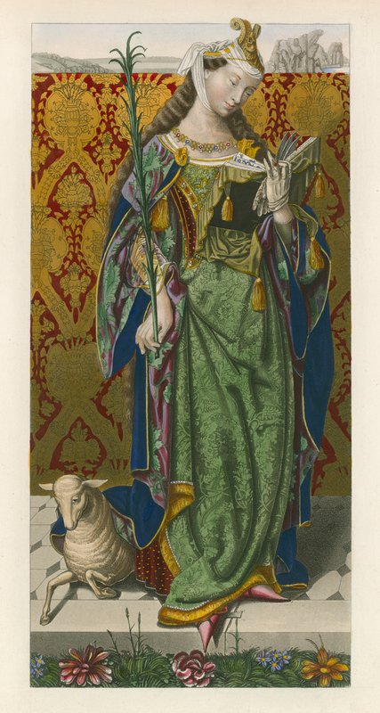 Aziz Agnes, c 1520, Lucas van Leyden