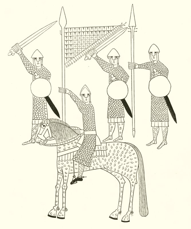İspanyol Savaşçılar, 11. yüzyılın sonu by Henry Shaw