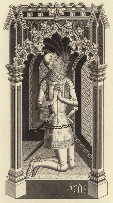 Kara Prens, yaklaşık 1355, Westminster