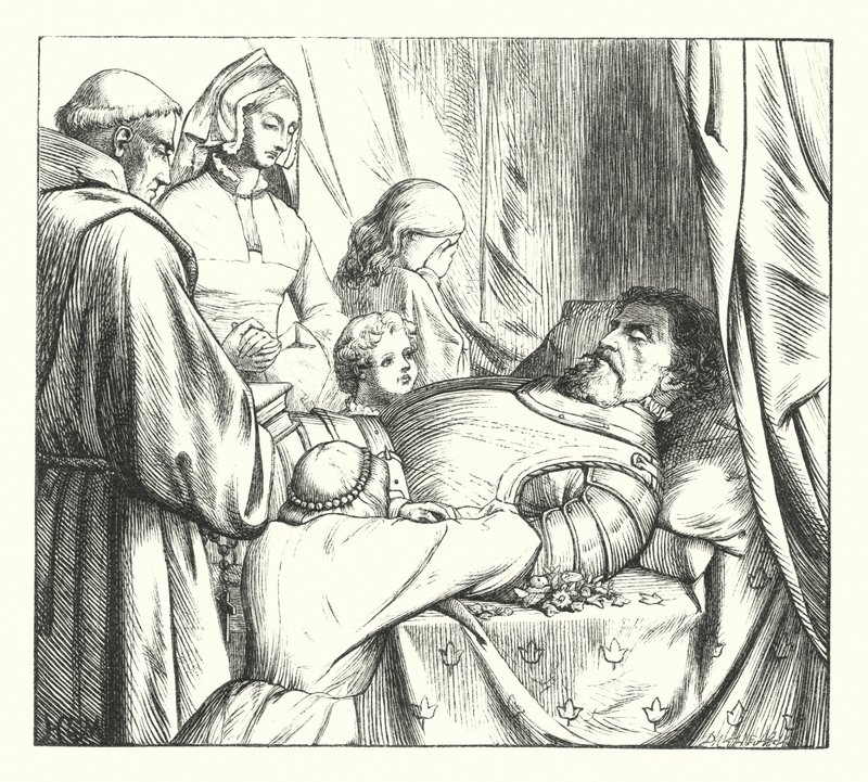 Ünlülerin Ağıtı (gravür) by Henry Stacey (after) Marks