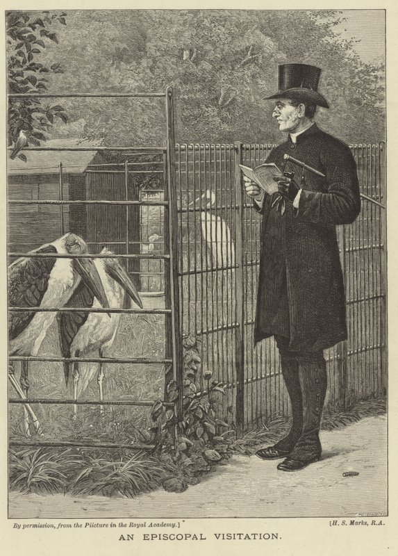 Piskoposluk Ziyareti by Henry Stacey Marks