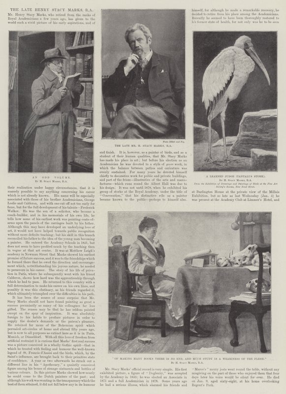 Merhum Henry Stacy Marks, RA by Henry Stacey Marks