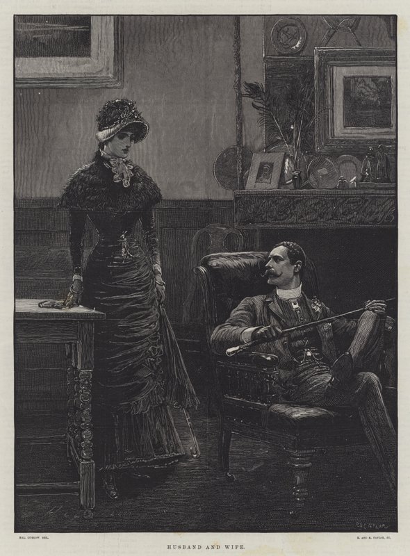 Evlendiler, Walter Besant ve James Rice by Henry Stephen Ludlow