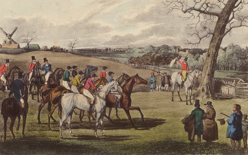 Bir Çan Kulesi (renkli taş) by Henry Thomas (after) Alken