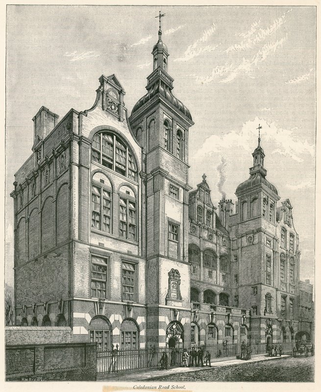 Caledonian Road School, Londra by Henry William Brewer