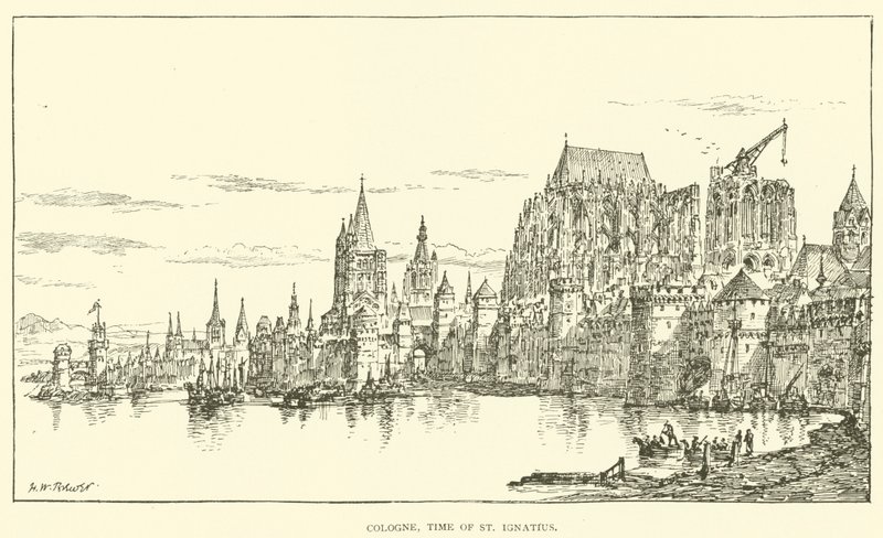 Köln, St Ignatius zamanı (gravür) by Henry William Brewer