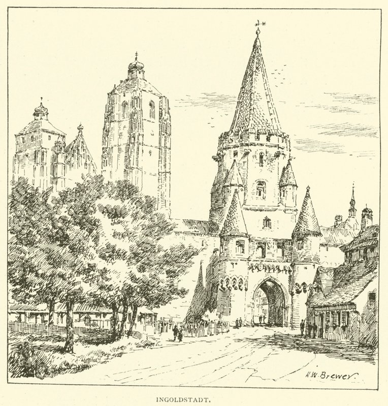 Ingolstadt (gravür) by Henry William Brewer