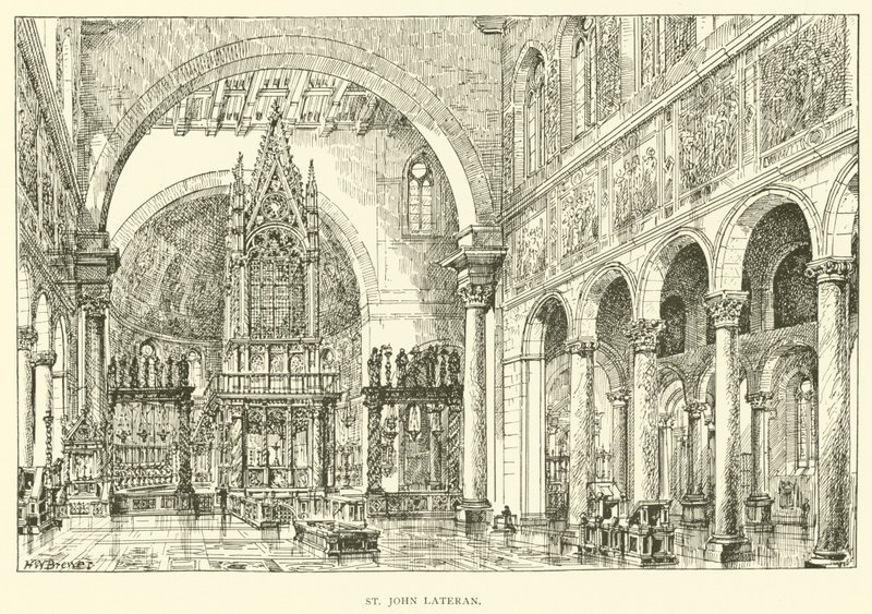 Aziz John Lateran (gravür) by Henry William Brewer