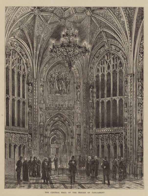 Parlamento Evleri Merkez Salonu by Henry William Brewer