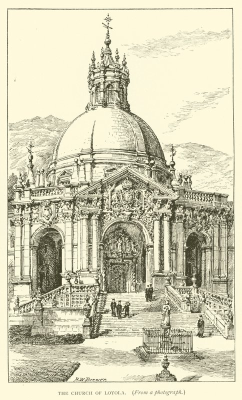 Loyola Kilisesi (gravür) by Henry William Brewer