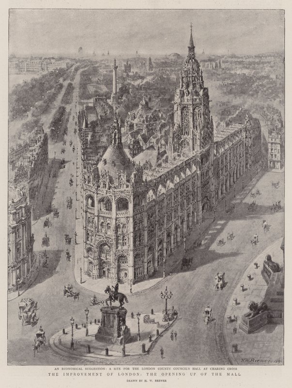 Londra'nın İyileştirilmesi, AVM'nin Açılması by Henry William Brewer