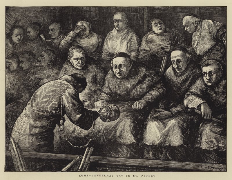 Roma, St Peter's Candlemas Günü by Henry Woods