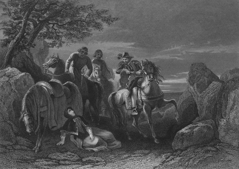 Tyrone Kontu Hugh ONeill ve yandaşları, Earls Uçuşu sırasında Avrupa anakarasına gitmek üzere Ulster