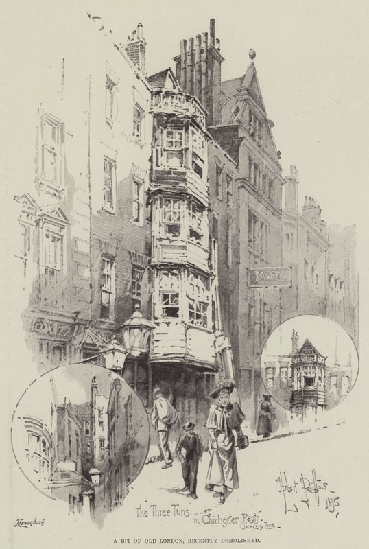 Biraz Eski Londra, yakın zamanda yıkıldı by Herbert Railton