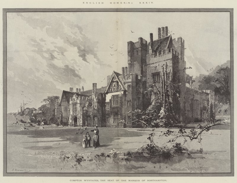 Compton Wynyats, Northampton Markisinin Koltuğu by Herbert Railton