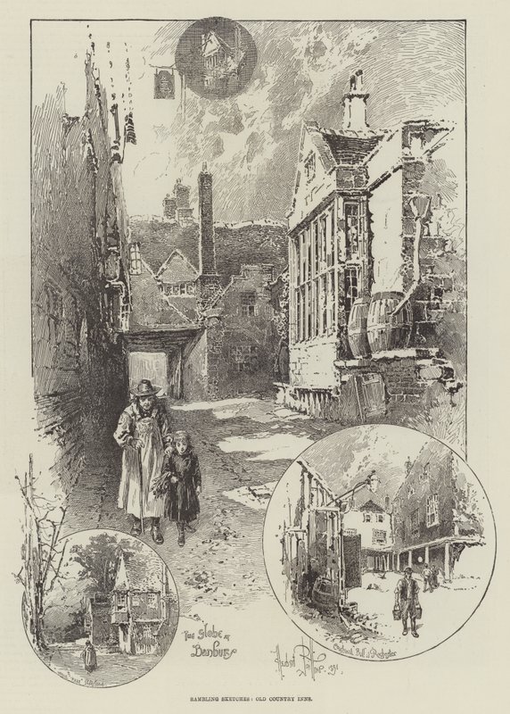 Başıboş Eskizler, Eski Köy Hanları by Herbert Railton