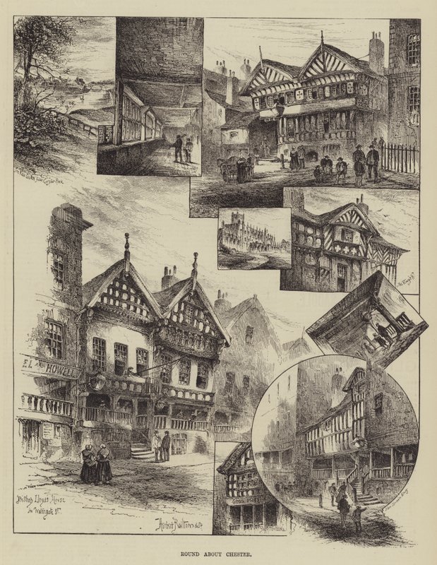 Chester hakkında yuvarlak by Herbert Railton