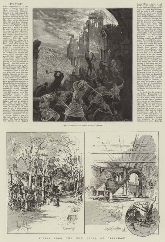 Ivanhoe Yeni Operasından Sahneler by Herbert Railton