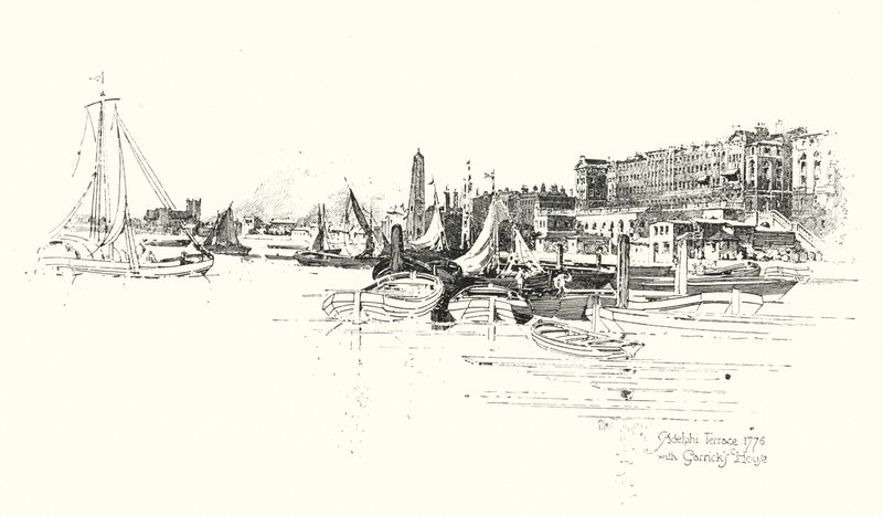 Adelphi Terrace, Londra by Herbert (after) Railton