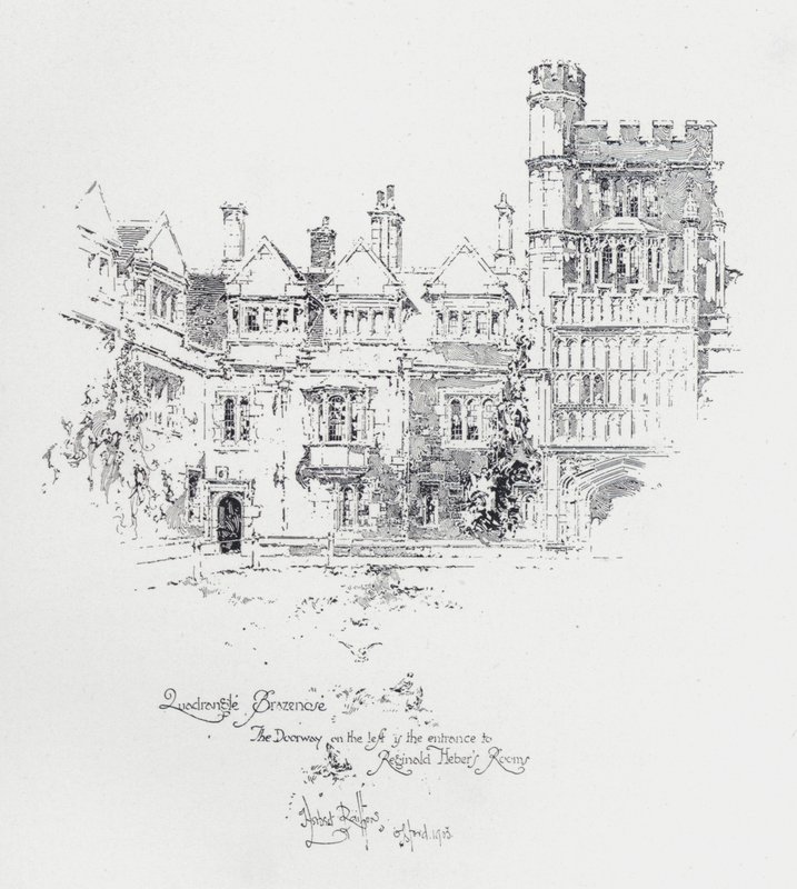 Brasenose Koleji, Oxford, İngiliz din adamı ve yazar Reginald Heber