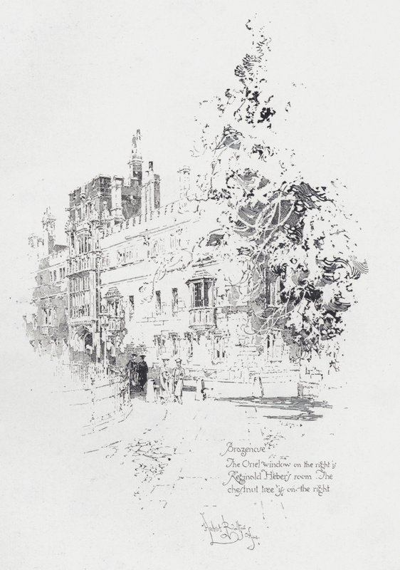 Brasenose Koleji, Oxford, İngiliz din adamı ve yazar Reginald Heber