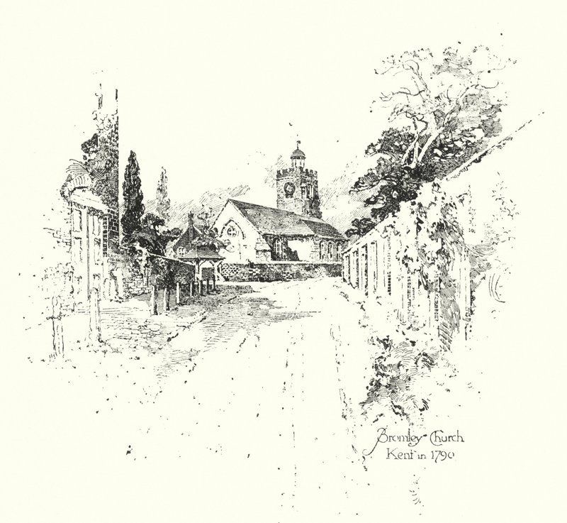 Bromley Chruch, Kent, 1790
