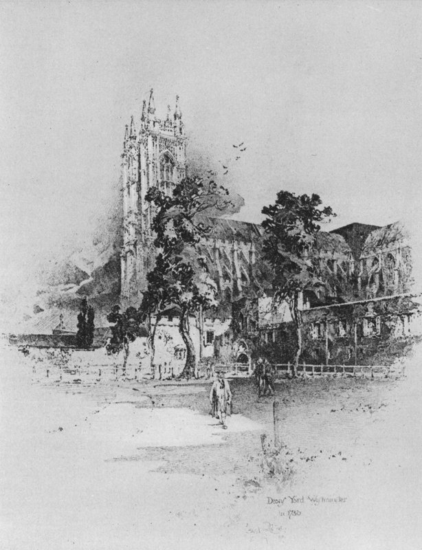 Deans Yard, Westminster, Londra, 1730