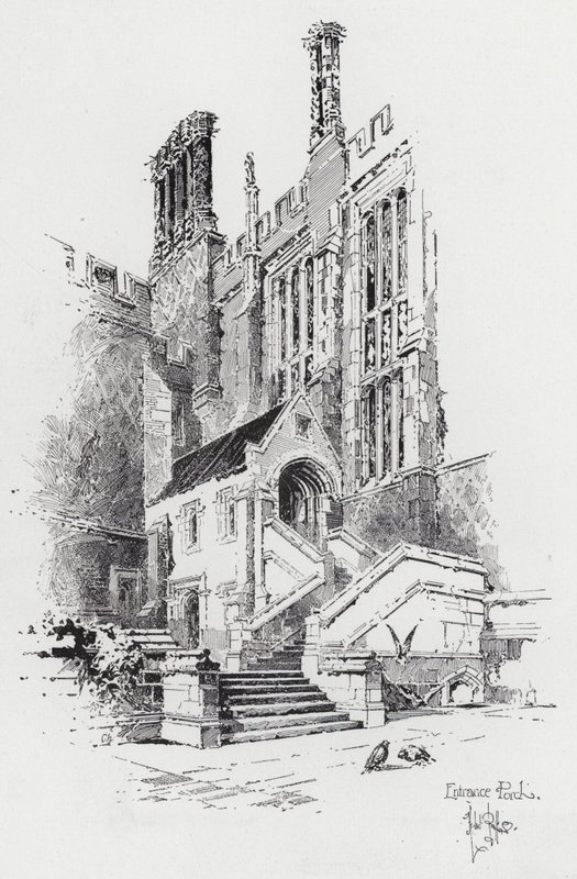 Giriş Sundurması (gravür) by Herbert (after) Railton