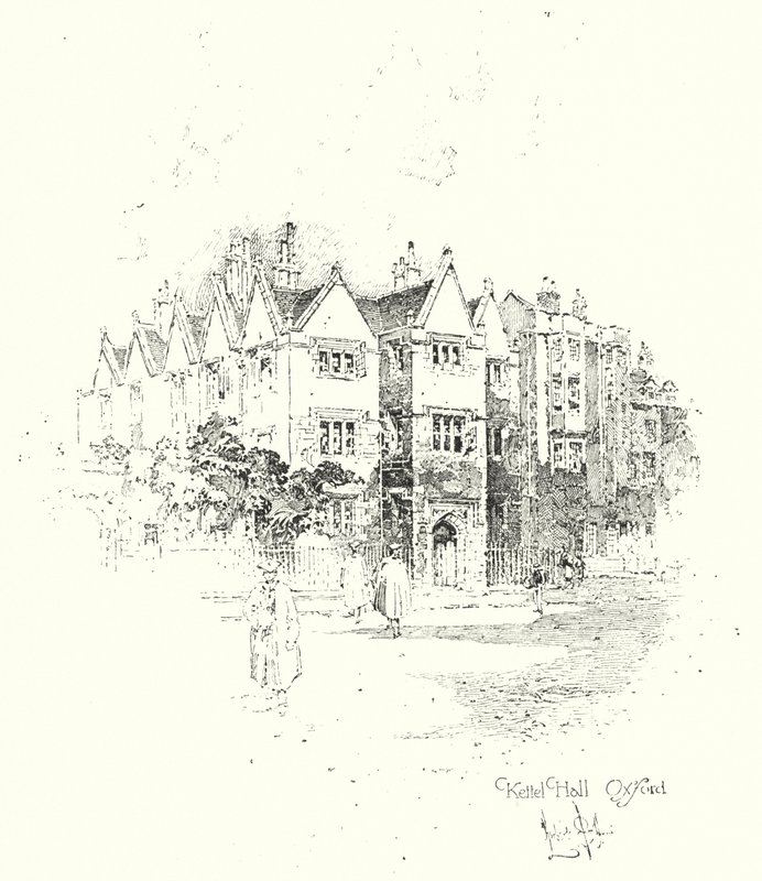 Kettel Salonu, Oxford (taş) by Herbert (after) Railton