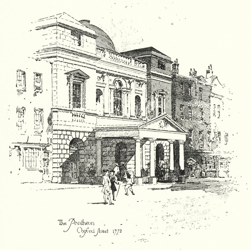 Pantheon, Oxford Caddesi, Londra by Herbert (after) Railton