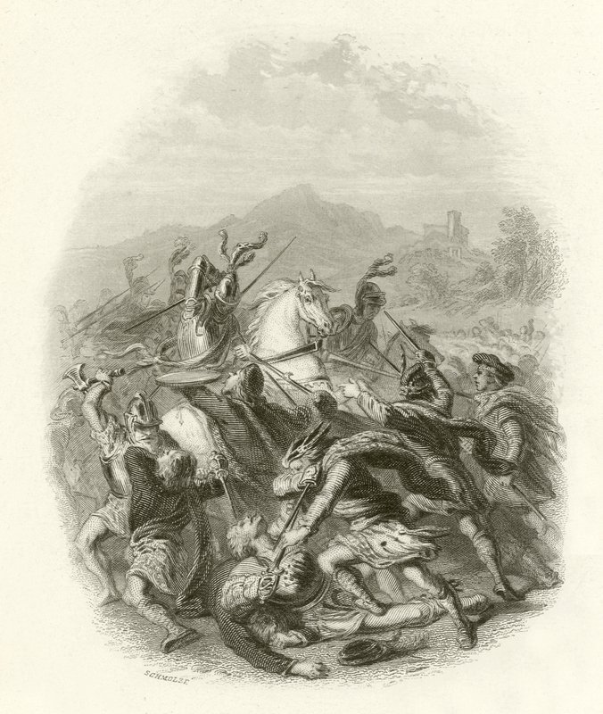 Battle of Flodden  by Herbert Gustave Schmalz