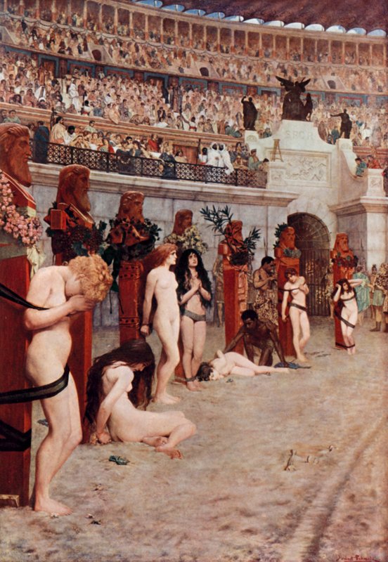 Hristiyan Aslanlara Dönüş by Herbert Gustave Schmalz