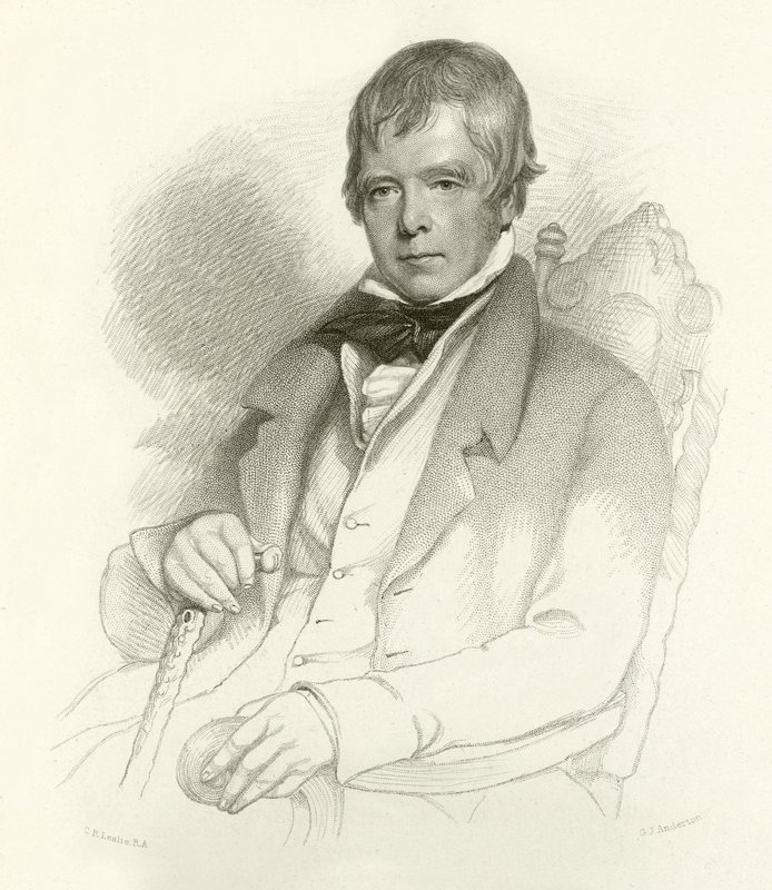Sör Walter Scott by Herbert Gustave Schmalz