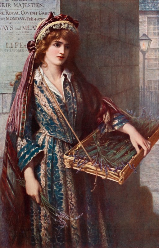 tatlı lavanta by Herbert Gustave Schmalz