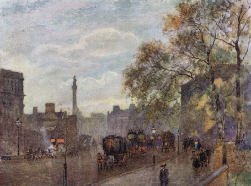 Richmond Terrace Köşesinden (renkli taş) by Herbert Menzies (after) Marshall