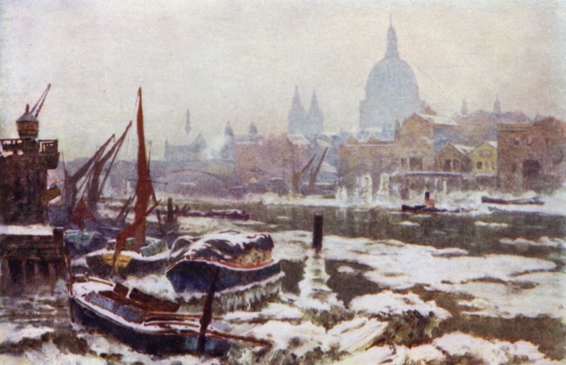 1895 Kışı (renkli taş) by Herbert Menzies (after) Marshall