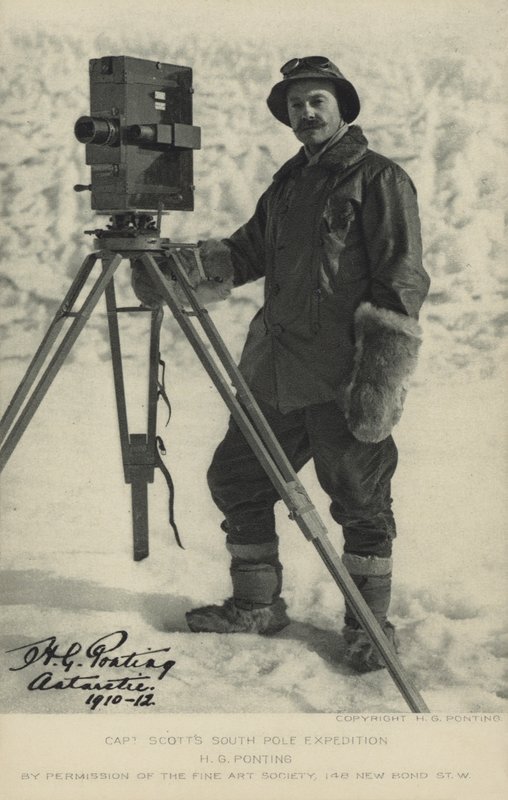 Kaptan Scotts Güney Kutbu Seferi. H G Ponting by Herbert Ponting