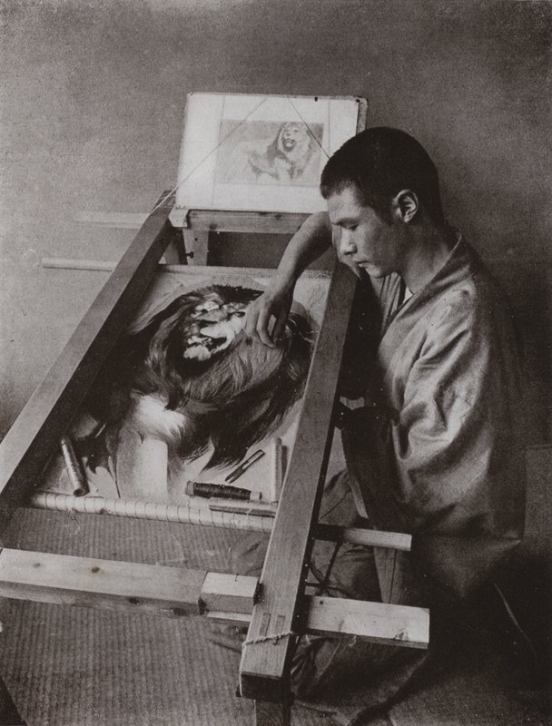 Nakışçı (s/b fotoğraf) by Herbert Ponting