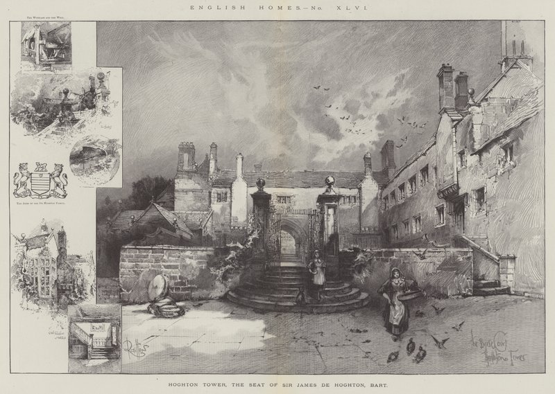 Hoghton Kulesi, Sir James de Hoghton'un Koltuğu, Baronet by Herbert Railton